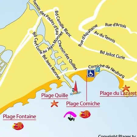 펜션 Blue Corniche A 3 Mn A Pied De La 세테